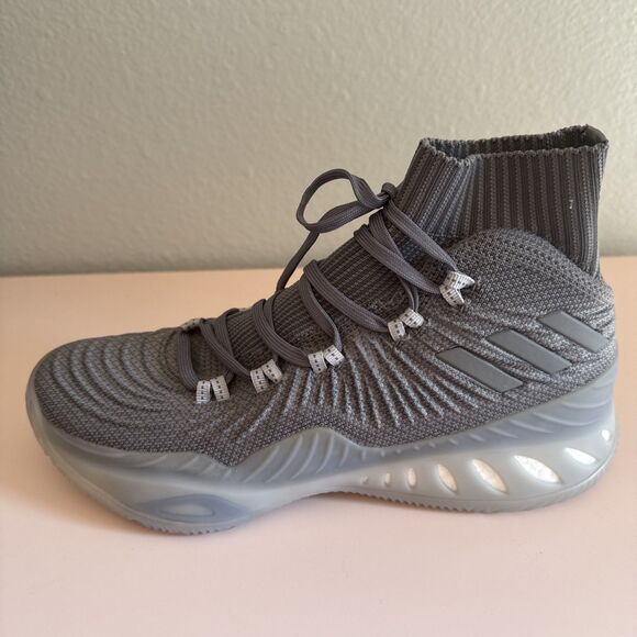 Adidas Crazy Explosive 2017 Primeknit \'Grey\' US Mens Size 8 Basketball Shoes main image 12